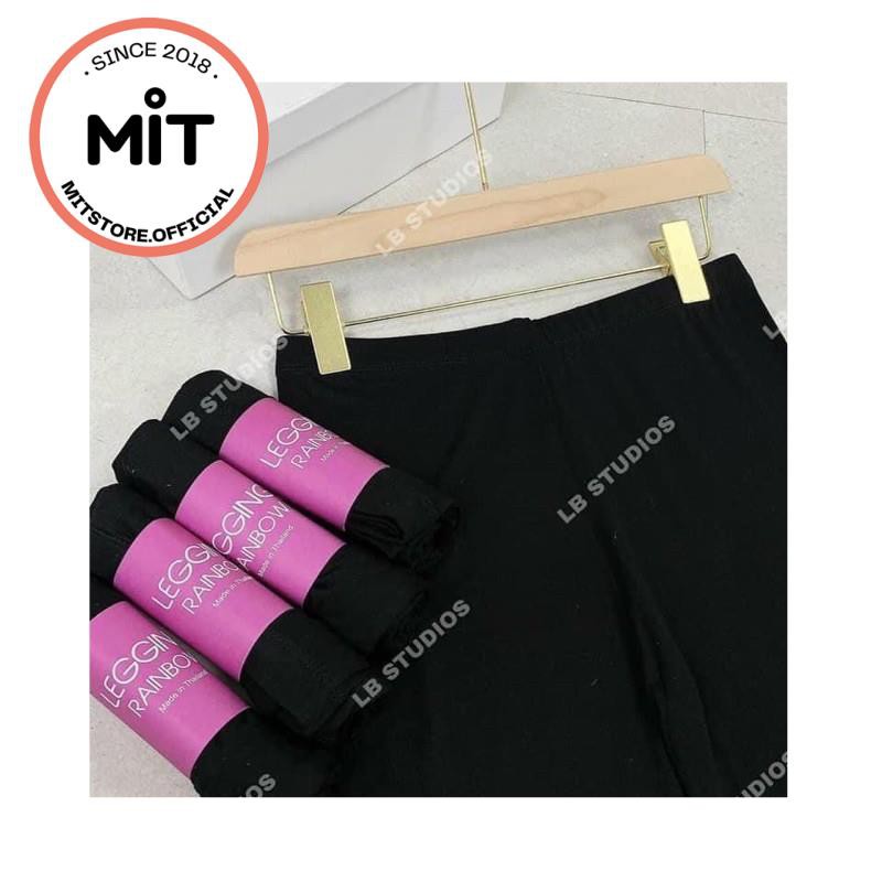 Quần legging đùi co giãn mùa hè chất vải mềm mịn co giãn tốt