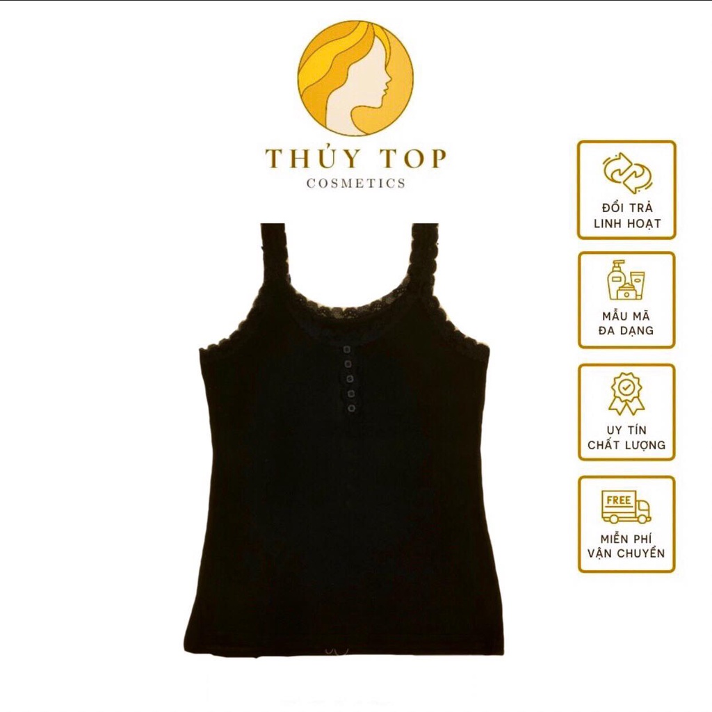 Áo Hai Dây Ren Viền Chất Liệu Co Giãn Mặc Kết Hợp Bên Trong Nhiều Loại Áo ( DÂY 79 )