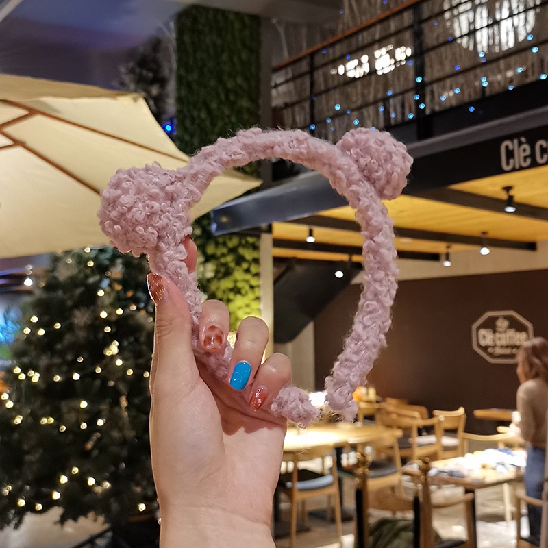 Cài Tóc Vải Nhung Hình Tai Thỏ Dễ Thương Thời Trang Thu Đông Phong Cách Hàn Quốc Cho Nữ