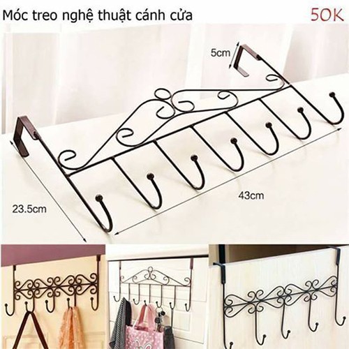 Móc Treo Cửa Sau 7 móc Siêu tiện ích