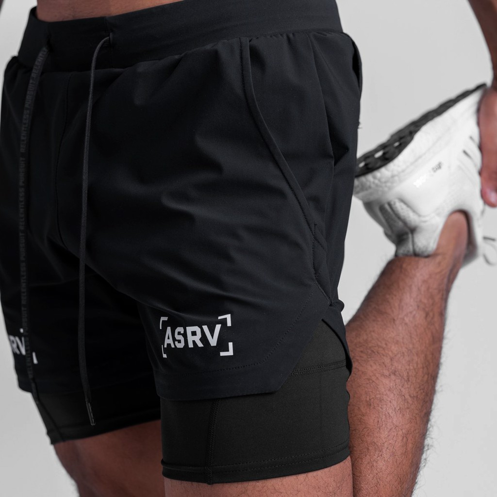 Quần Tập Gym 2 Lớp Quần Short Quần Đùi Thể Thao Nam ASRU - BiT Fitness Q.AS.2L | BigBuy360 - bigbuy360.vn