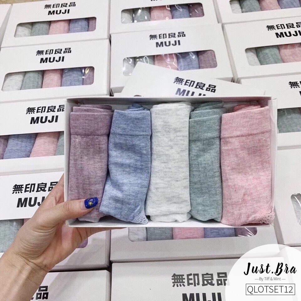 [Mã WABR2711 giảm 10% đơn 250K] Set quần chip Just Bra Chất liệu cotton mềm mịn,thoáng mát QLOTSet12 | BigBuy360 - bigbuy360.vn