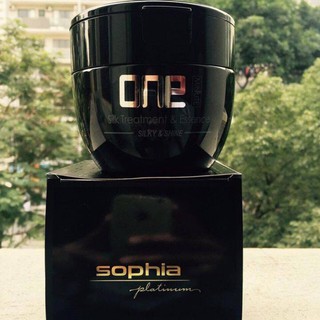 Kem phục hồi tóc trong 1 phút one minute silk treatment sophia platinum 450ml