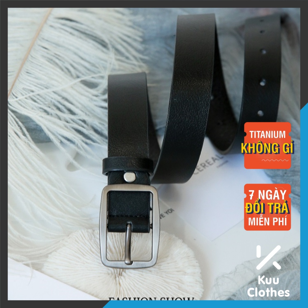 Thắt Lưng Da Nam SK Belt màu nâu Trẻ Trung - Dây Lưng Chất Lượng Cao - Kuu Clothes - SK Belt