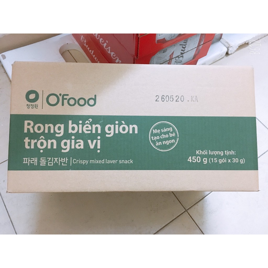Rong biển giòn trộn gia vị miwon O'food 30g - Rong biển rắc cơm | BigBuy360 - bigbuy360.vn