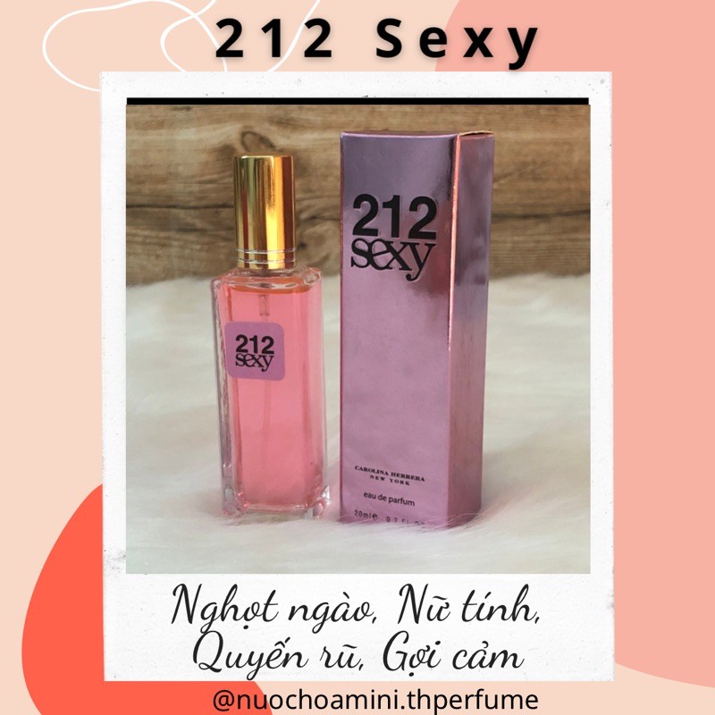 Nước Hoa Mini 212 SEXY WOMEN 20ml (mẫu 5D)