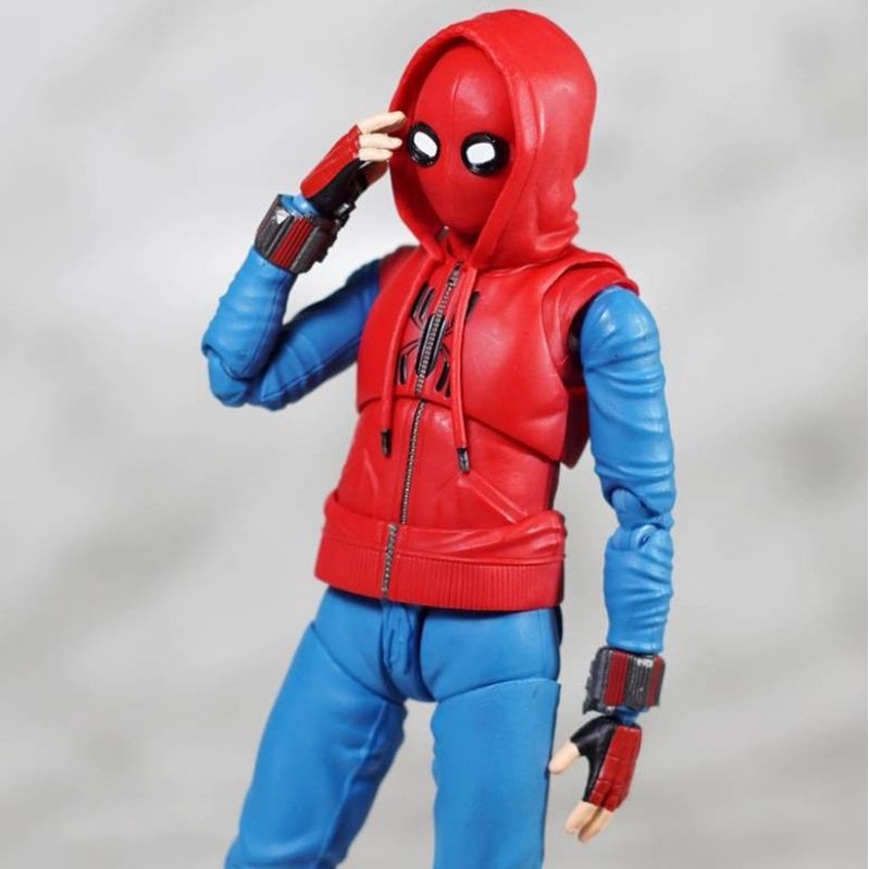 LIKENEW FULLCARTON - Mô Hình Người Nhện Spider Man Homemade Suit SHF