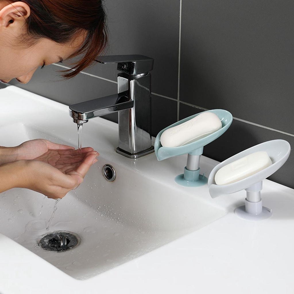 Khay Đựng Xà Phòng Tự Dính Gắn Bồn Rửa Chén Tiện Dụng