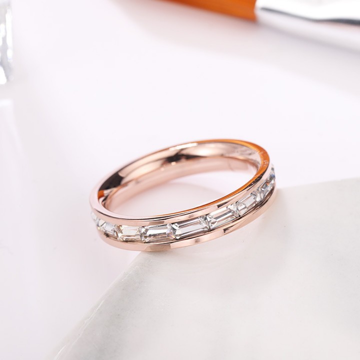 Nhẫn Nữ 1 Vòng Đá Titan Ko Rỉ TT 1987