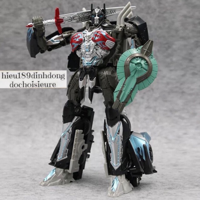 Lắp ráp ghép hình robot transformers optimus prime xe công loại khớp tương đối chắc chắn