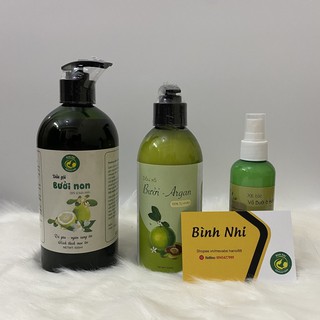 Bộ dầu gội\ dầu xả\ tinh dầu bưởi ngăn tóc gẫy rụng