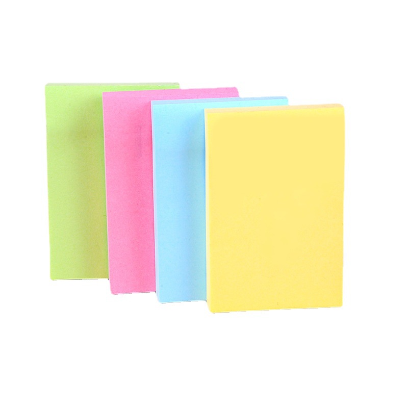 Giấy ghi chú 100 tờ giấy nhớ sticky note 3 kích thước loại tốt sử dụng trong văn phòng