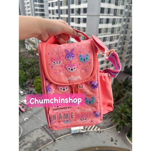 Túi Smiggle đeo chéo đựng đồ cho bé 26x18x12cm / Túi Lunch Box đựng đồ bỉm sữa cho bé