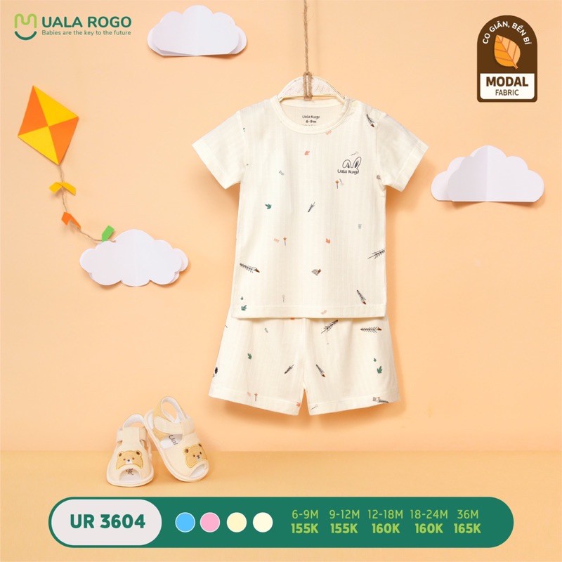 Bộ Cộc Tay Sợi Tre Uala Rogo UR 3604