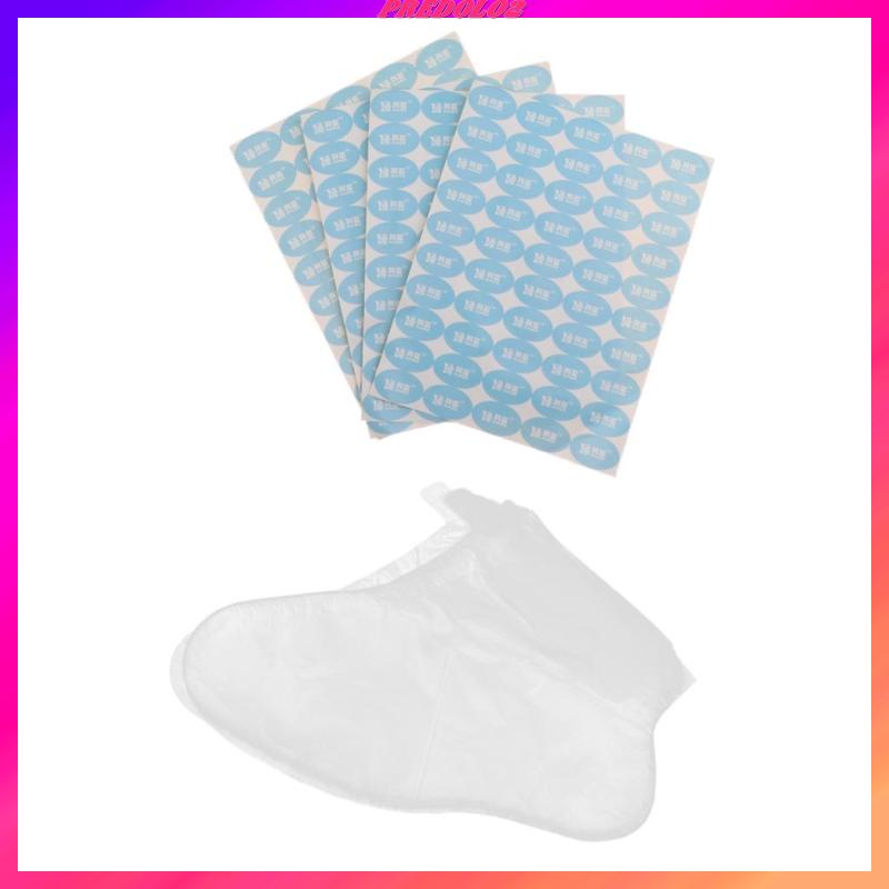 Set 200 Túi Nhựa Sáp Paraffin Dùng Một Lần Màu Trắng Siêu Bền