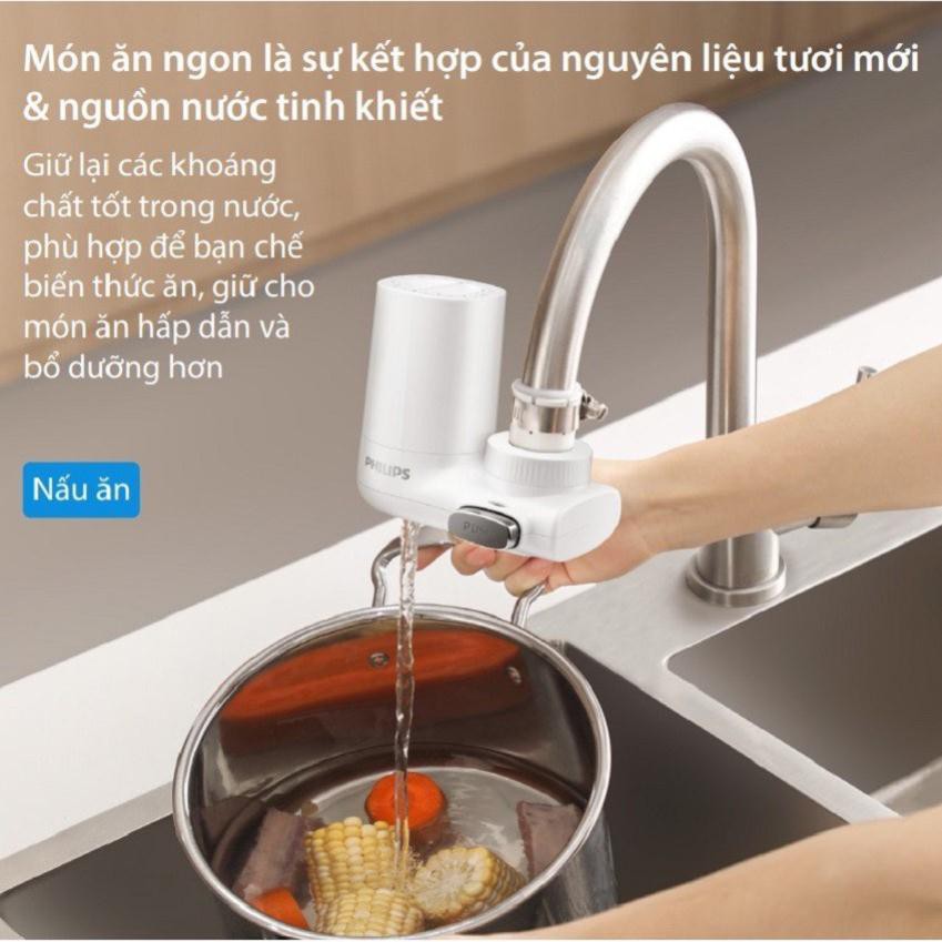Đầu lọc vòi nước tại vòi Philips AWP3753, lõi lọc 4 lớp - Sản phẩm chính hãng