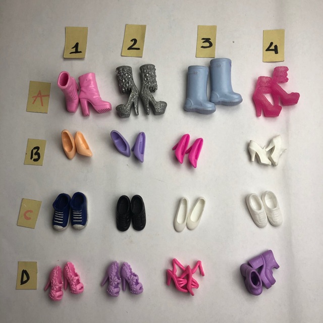 Pk giày cho búp bê barbie