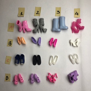 Pk giày cho búp bê barbie