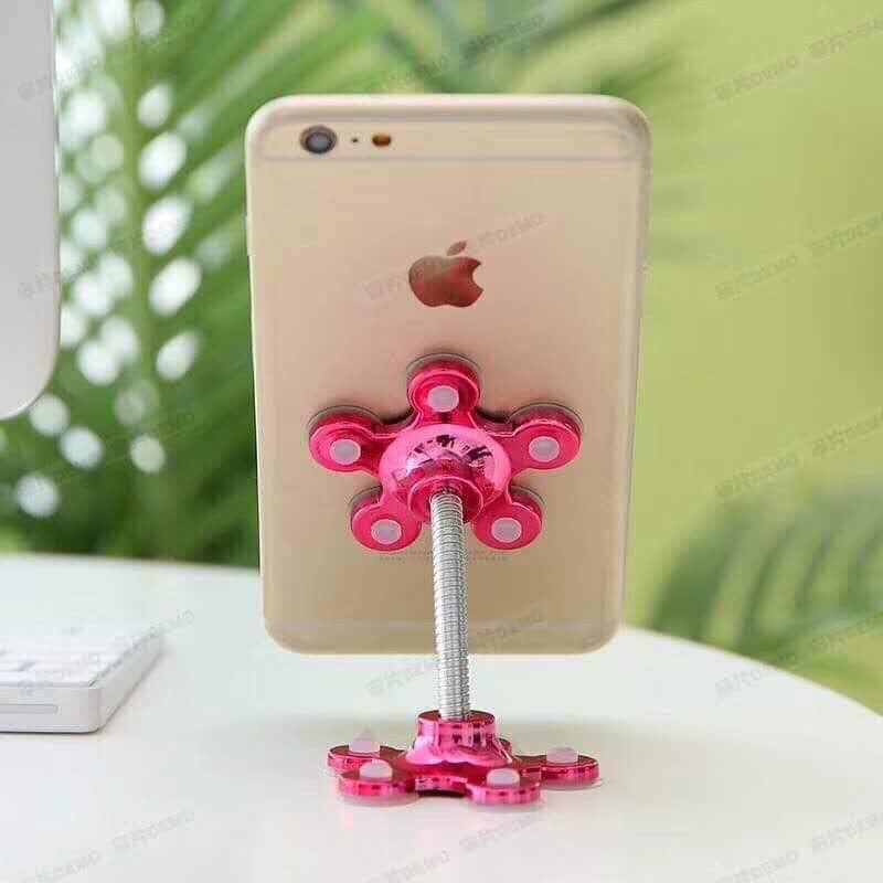 Bộ 6 bàn chải đánh răng than hoạt tính Bossi Hàn Quốc + Tặng 1 giá đỡ điện thoại hút chân không 2 đầu
