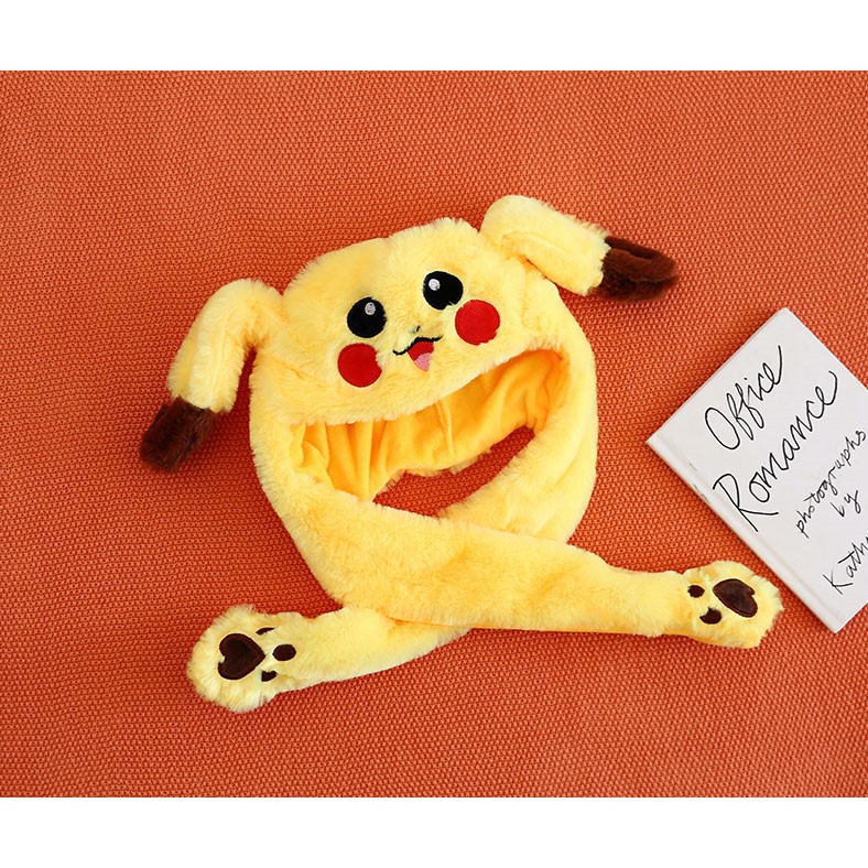 Mũ Nón Tai Giật TikTok Pikachu Cao Cấp