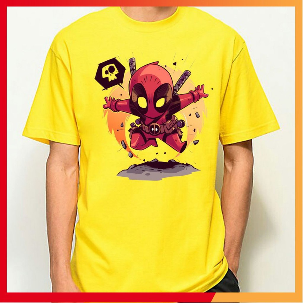 [Siêu Hot] Áo thun Marvel in hình Deadpool Chibi - Form rộng BIGSIZE AZ F1944