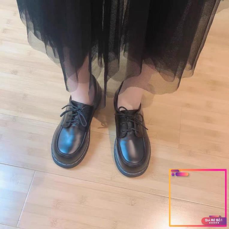 |HÌNH THẬT - HÀNG LOẠI 1| Giày nữ/ Giày oxford da trơn buộc dây đế bằng cao 3cm (4 ảnh cuối hình thật) -v01 | BigBuy360 - bigbuy360.vn