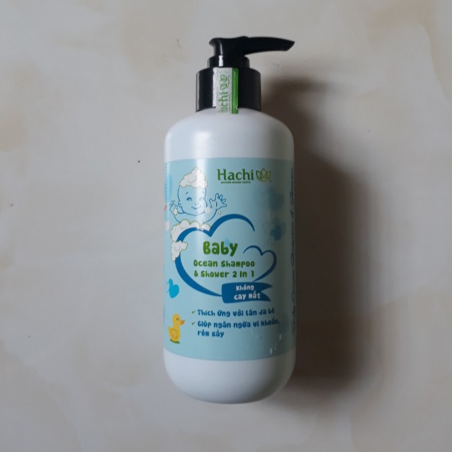 ✔Dầu tắm gội Hachi Baby Trẻ Em ( 2 Trong 1 ) không cay mắt dành cho bé từ 0-6 tuổi 350ml