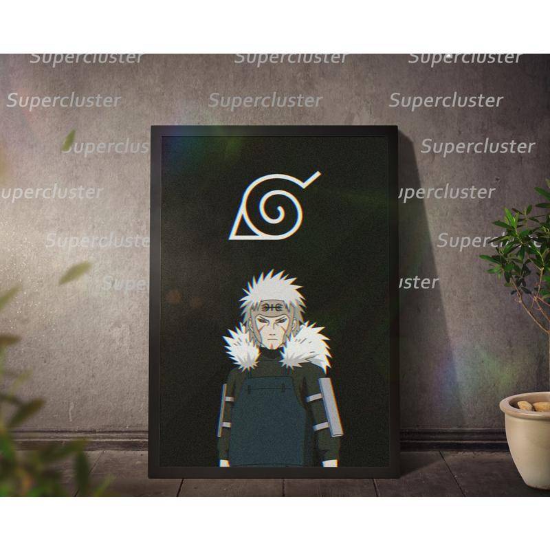 Tranh Vải Bạt Treo Tường In Hình Anime Naruto Shippuden Phong Cách Cổ Điển Trang Trí Nhà Cửa