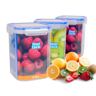 Bộ 2 hộp nhựa đựng thực phẩm  Happi Lock1200m và  900ml