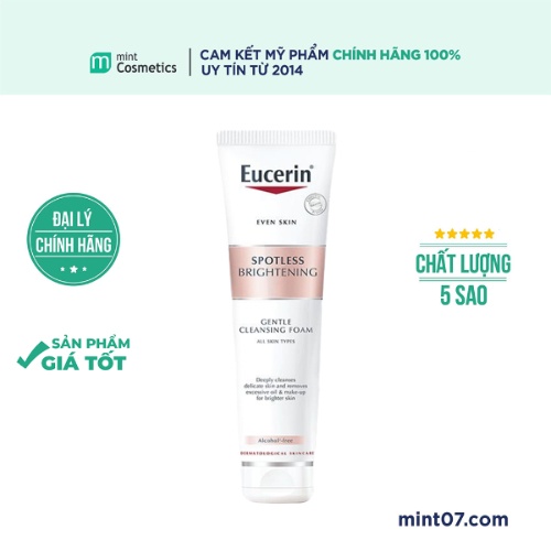 Sữa Rửa Mặt Eucerin Spotless Brightening Gentle Cleansing Foam 150G