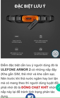 Điện thoại Ulefone Armor2 chống nước