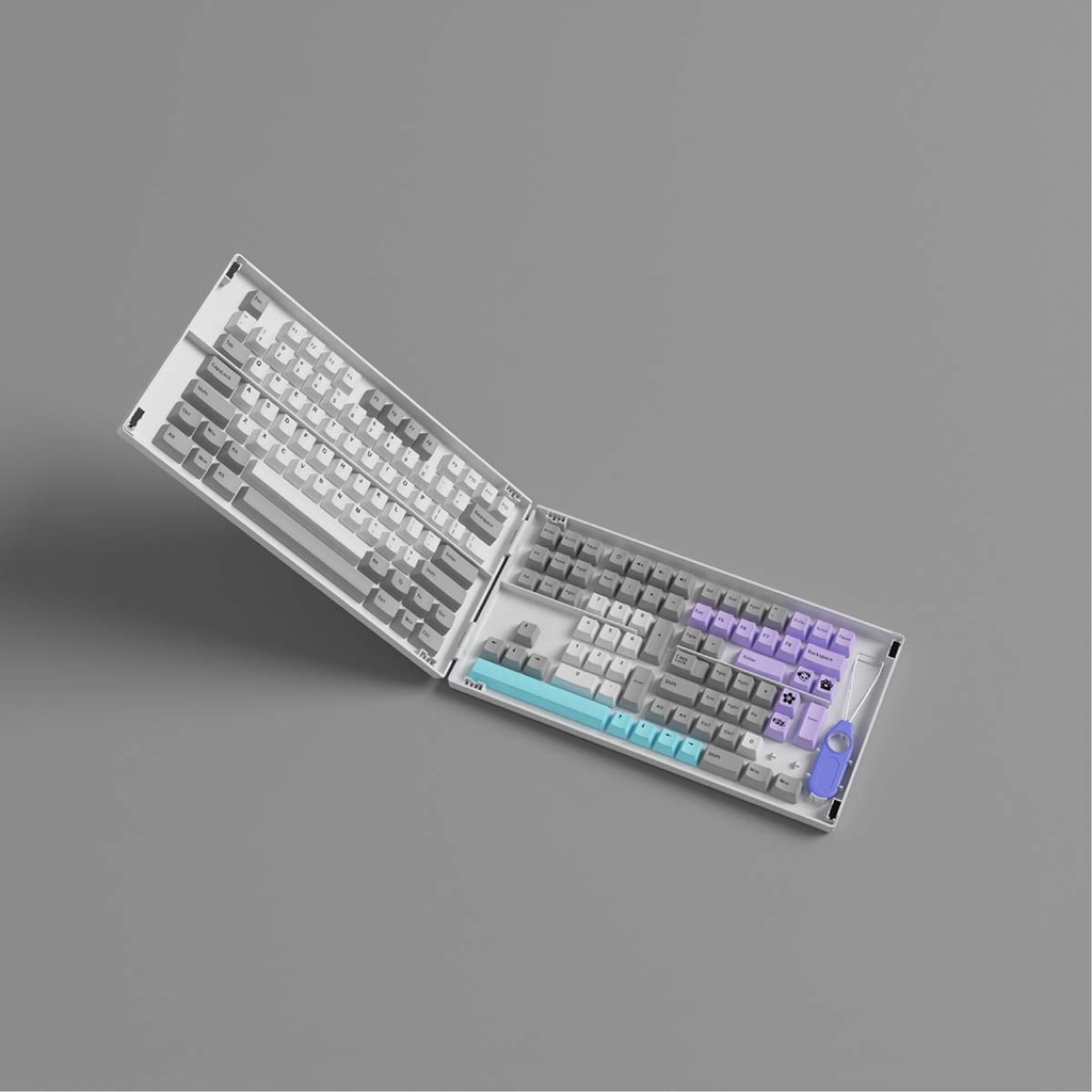 Bộ Keycap Akko Silent (Cherry profile/PBT Double-Shot/177 nút)