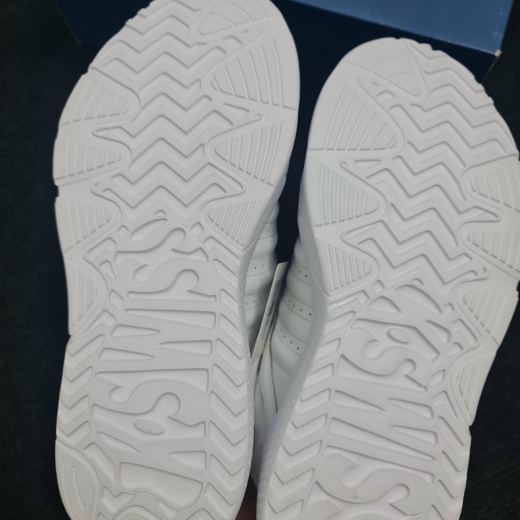 Giày Kswiss chính hãng màu trắng viền đỏ cho nam siêu nhẹ