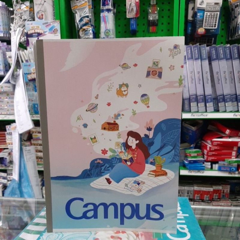 Lốc 10 Cuốn vở kẻ ngang Campus 72tr