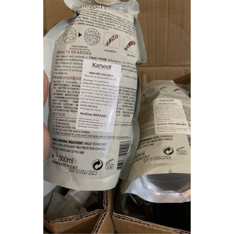 KEM Ủ TÓC KARSEELL MACA COLLAGEN SIÊU MƯỢT TÓC | BigBuy360 - bigbuy360.vn