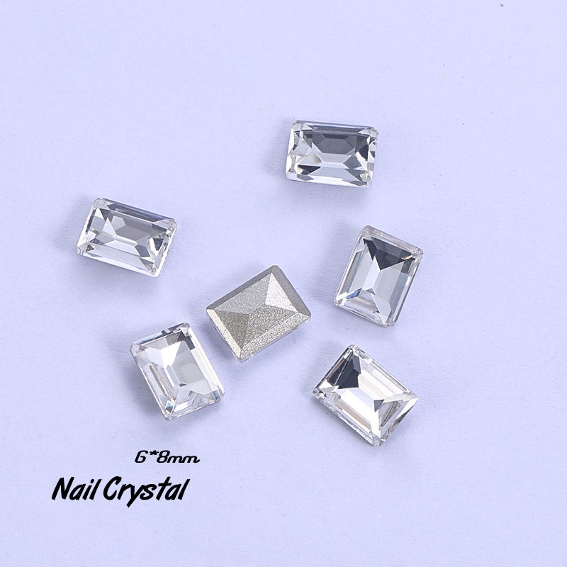 Set 10 Viên Đá 3D Trang Trí Móng Tay Nghệ Thuật