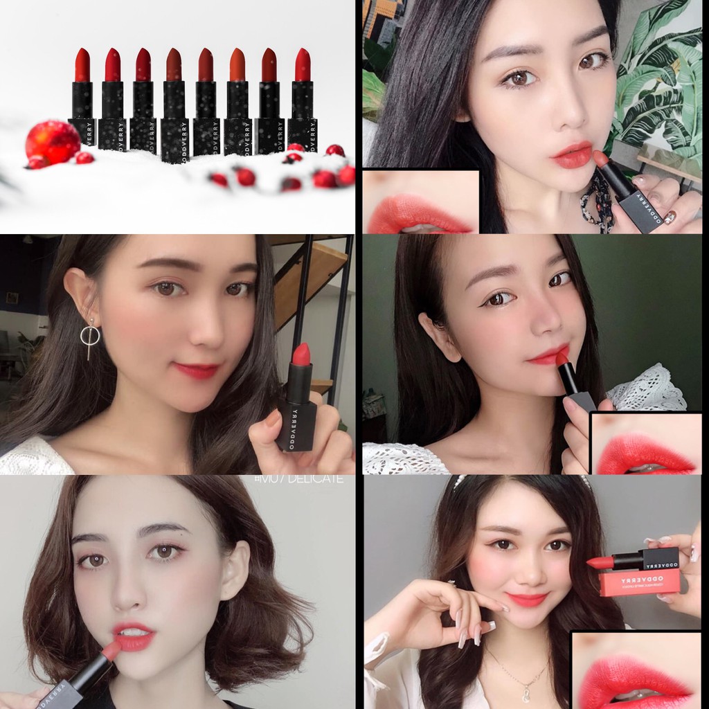 {THANH LÝ} Son Thỏi Lì ODDVERRY Color Holic Matte Lipstick 3.5g