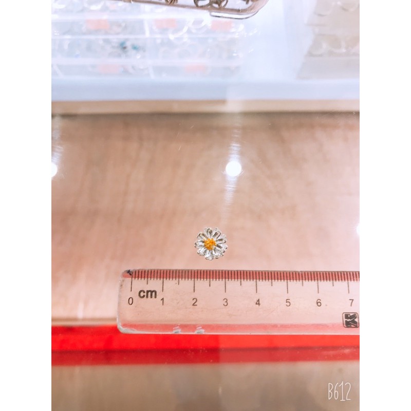 Mặt dây chuyền cúc hoạ mi chuẩn bạc ta-THJ SILVER