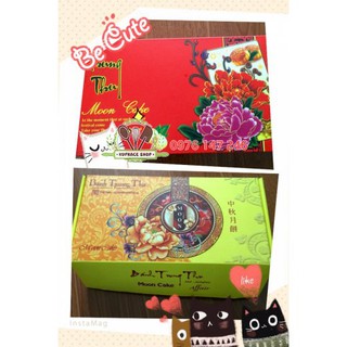 Hộp giấy trung thu 2 bánh dày 200-300g