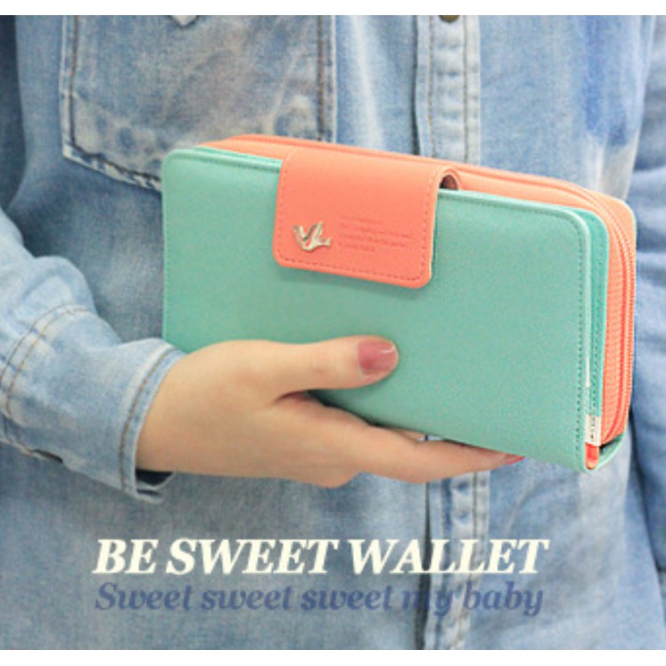 Ví Cầm Tay Phối Màu Cao Cấp | BigBuy360 - bigbuy360.vn