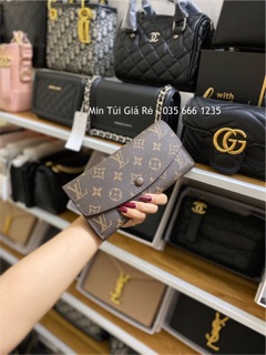 [ẢNH THẬT] - Ví lv cúc bấm dáng dài ko box