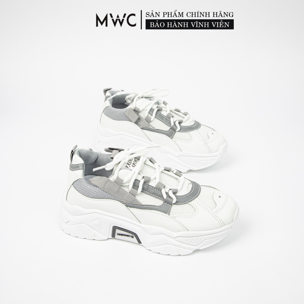 Giày Thể Thao Nữ thời trang MWC giày sneaker đế cao 2 màu cá tính siêu HOT NUTT- 0525