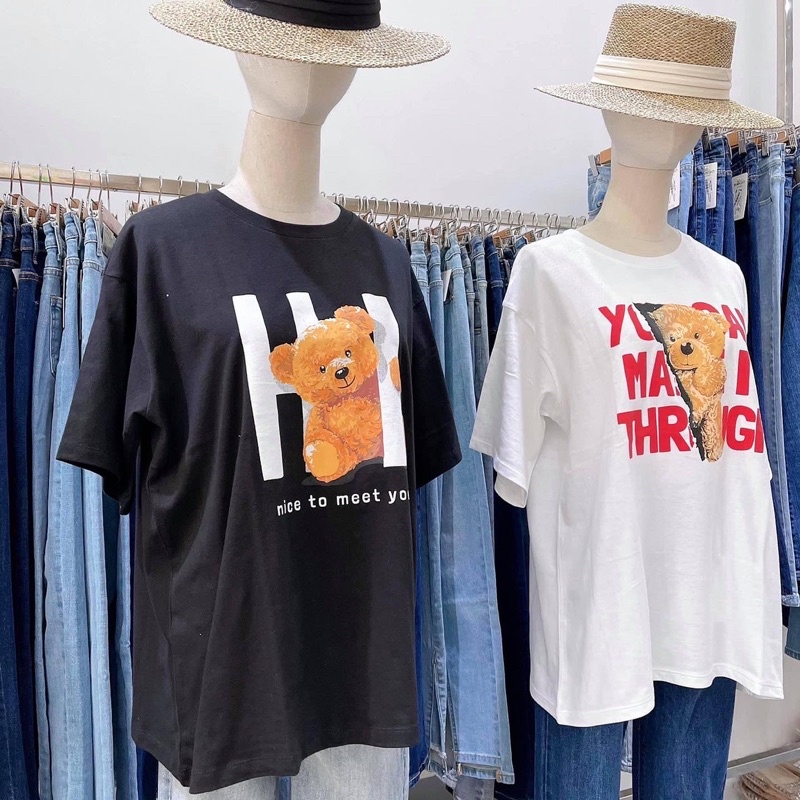 Áo gấu Teddy Bershka oversize siêu kute