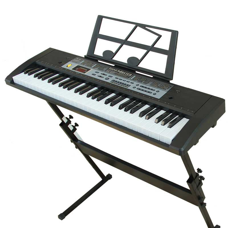 Đàn piano điện - đàn piano cho bé Organ Electronic 61 Phím Cho Bé Cho Người Lớn Học Kèm Mic Sạc Giá Đỡ Âm Thanh Hay