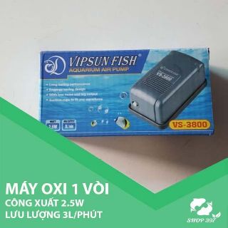 Máy oxi 1 vòi VIPSUN FISH ( máy bơm không khí dùng cho hồ cá) VS-3800