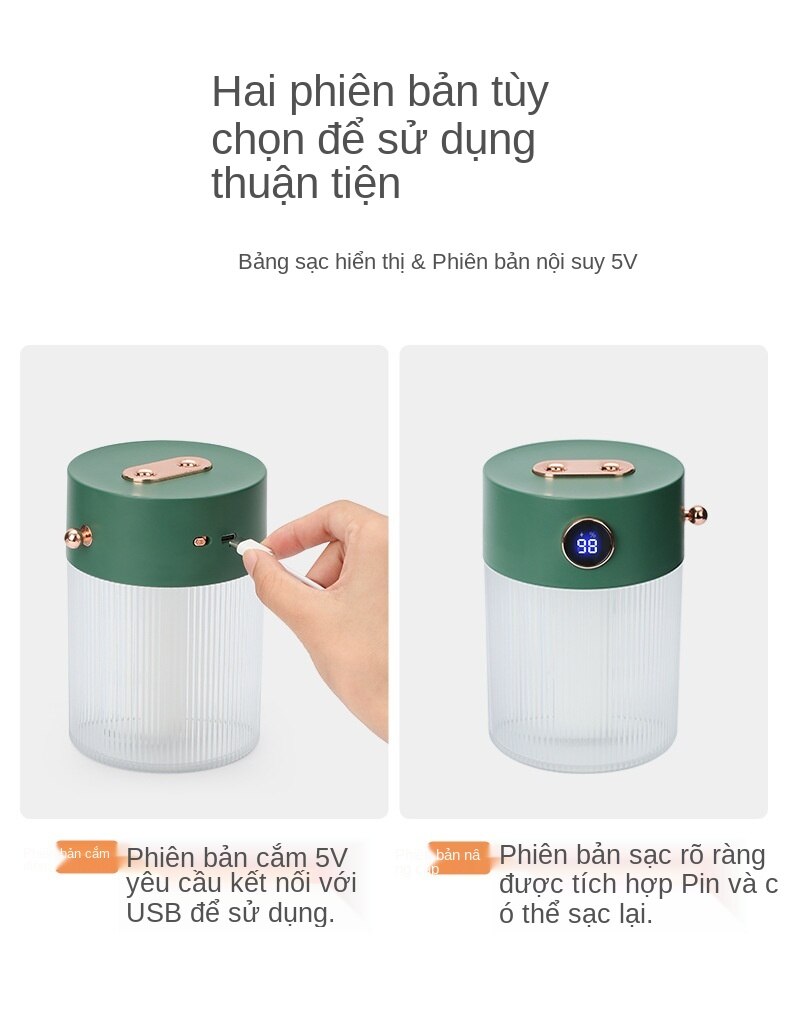 Máy Phun Sương Siêu Âm 650ml Với Màn Hình Led Sp4521