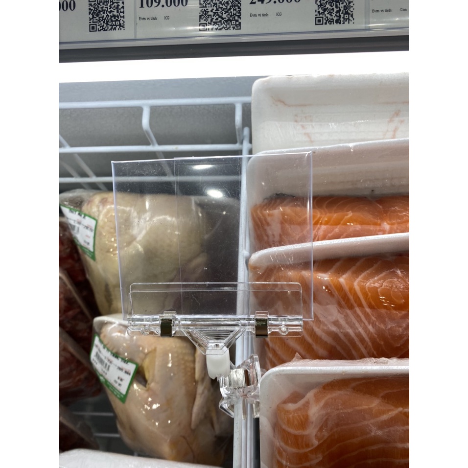 Kẹp mica 2 đầu V06 - 11cm, 16cm và 21cm, kẹp wobbler khớp xoay linh hoạt 360 độ