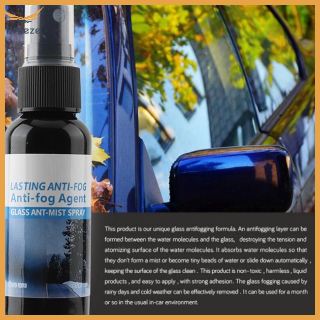 Dung Dịch Vệ Sinh Kính Xe Hơi Chống Sương Mù / Nước Mưa 50ML PH = 7 Chuyên Dụng