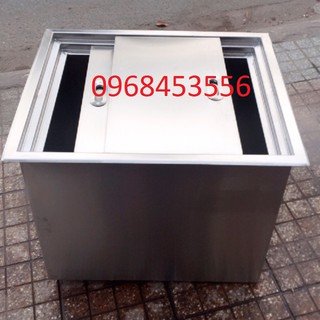 Tủ đá inox âm bàn