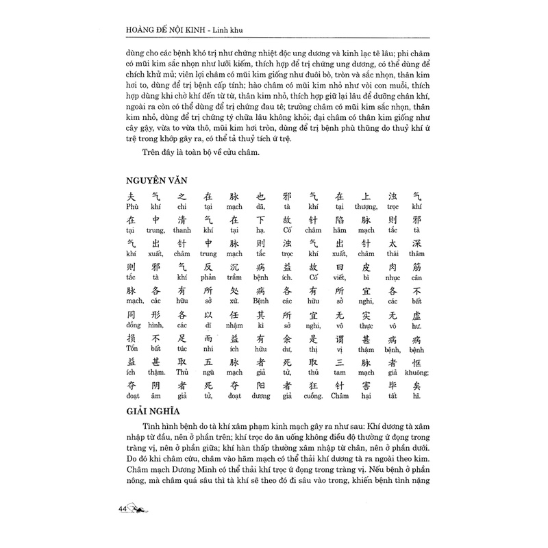 Sách - Hoàng Đế Nội Kinh - Linh Khu (Dật Danh- Văn Lang)